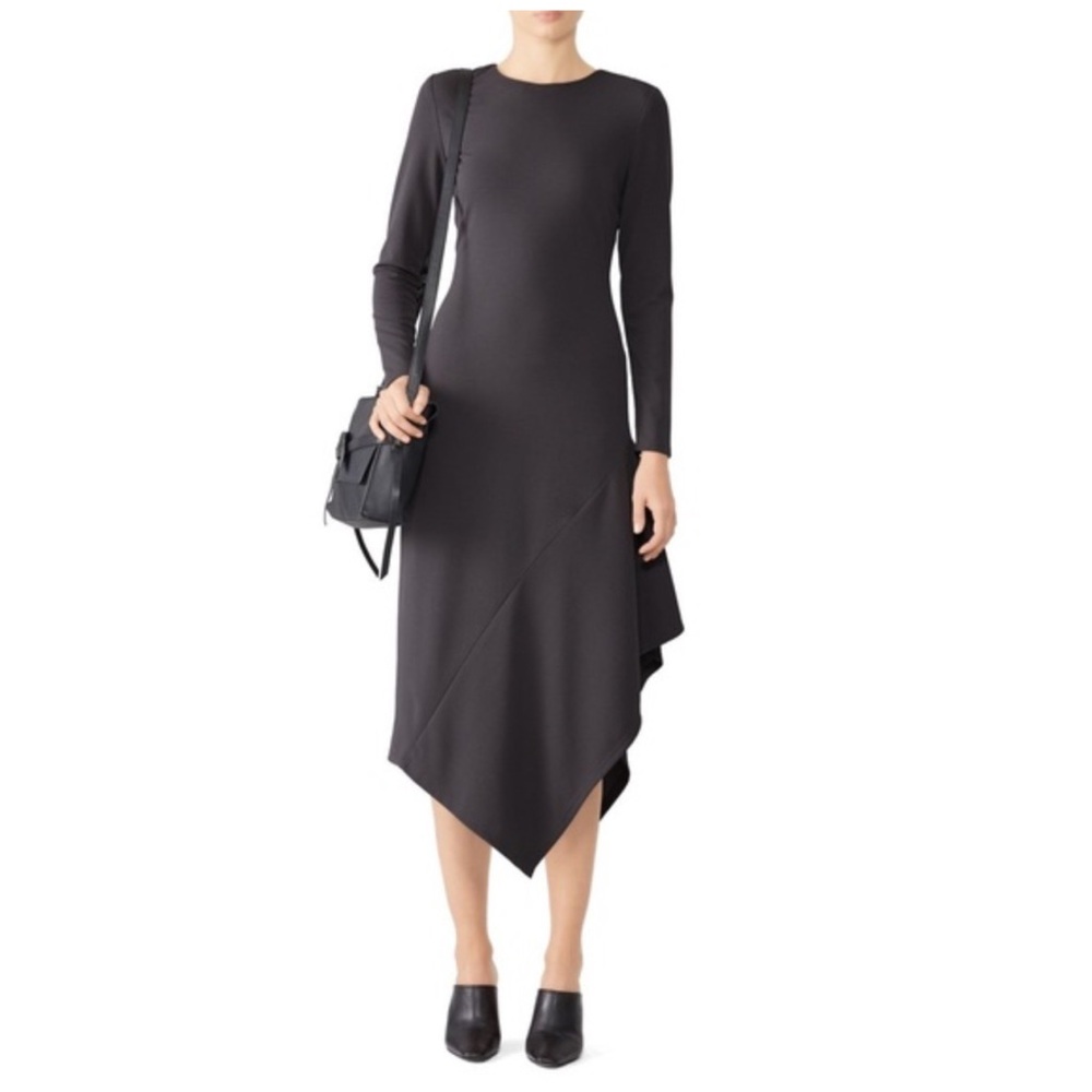 HUTCH • Charcoal Jo Long Sleeve Dress - Picture 2 of 10